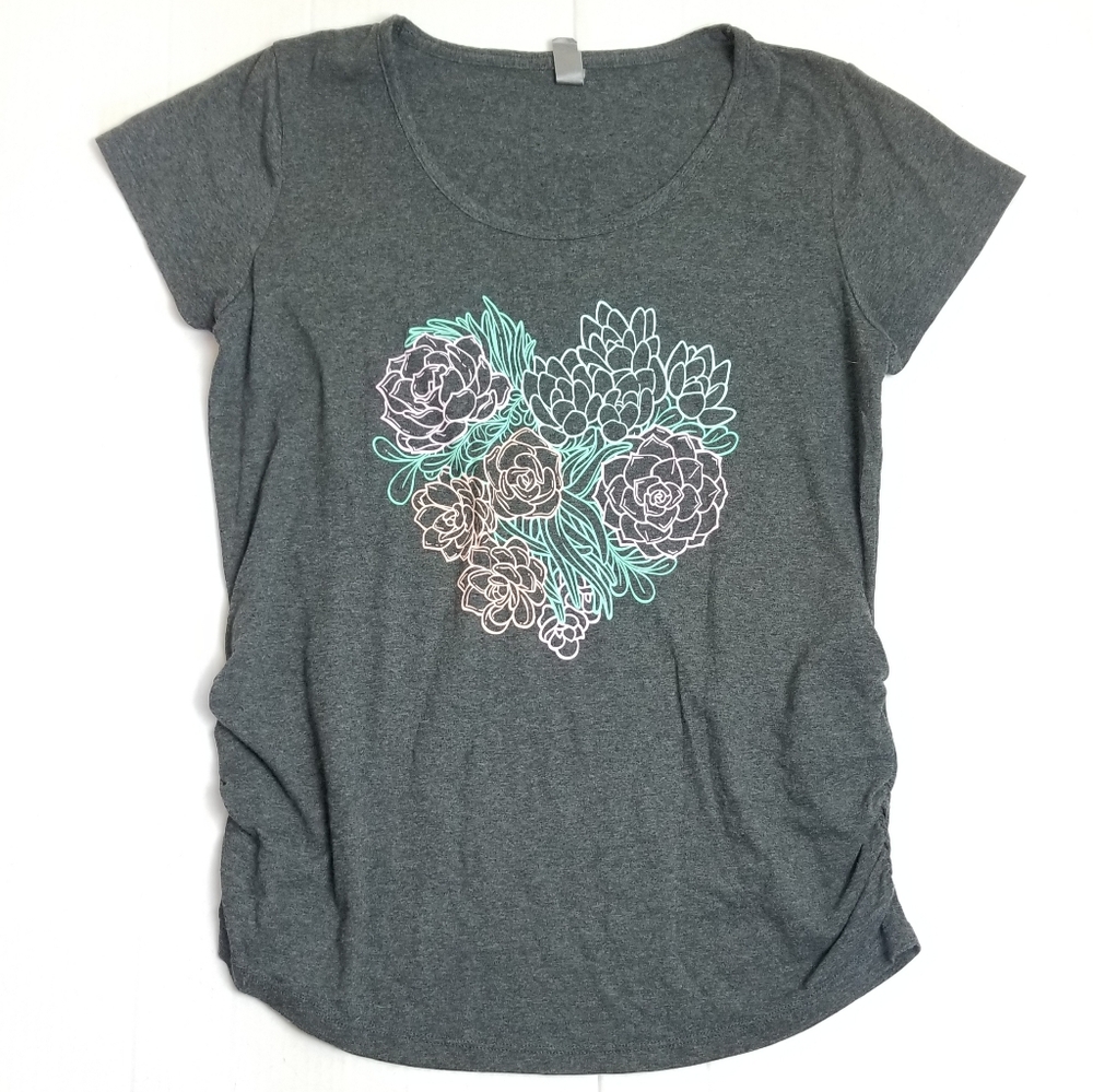BLOOM MATERNITY Floral Bouquet Tee